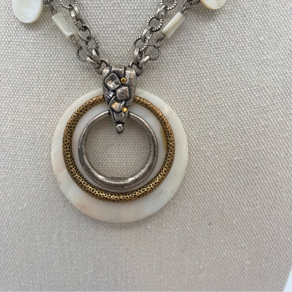 Chicos White, Silver and Gold Necklace - Picture 5 of 8